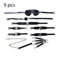 Honey Play Box - Kinky Play Kit - Bondage Kit 8 Piece Vegan Leather Bondage Kit