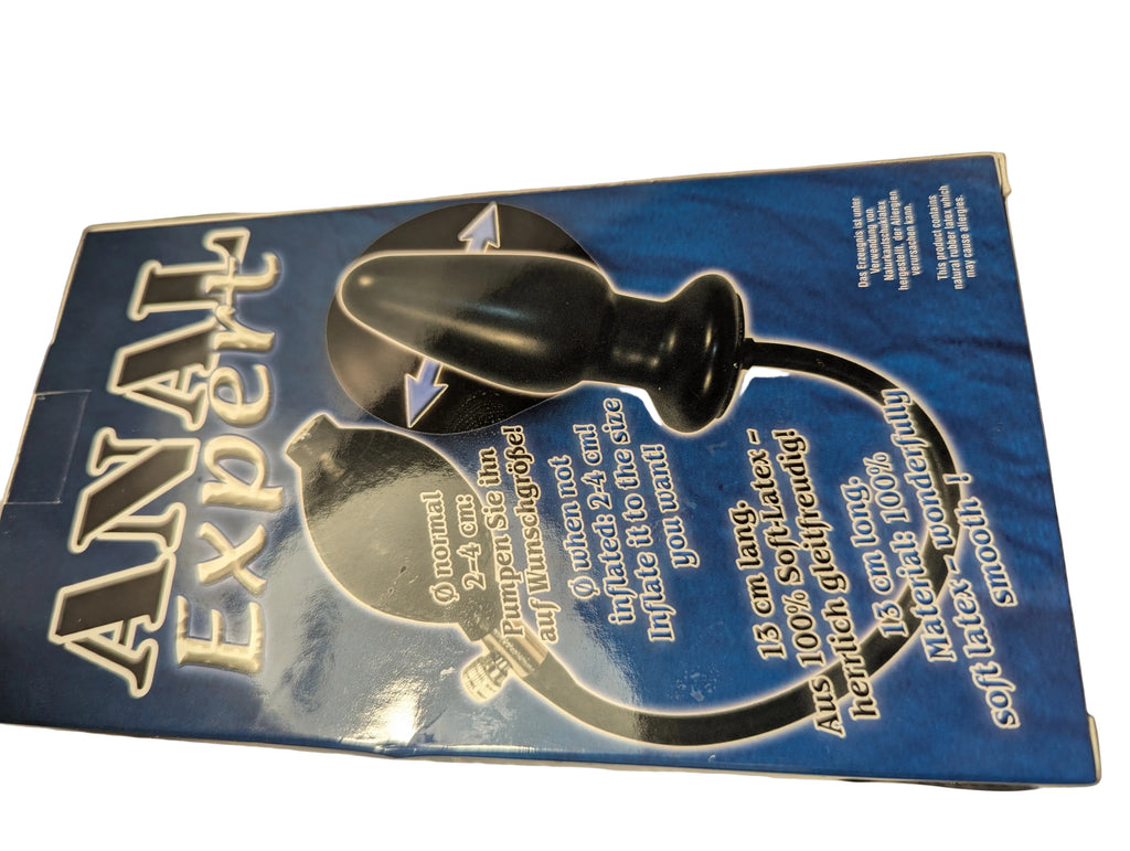 Inflatable butt plug