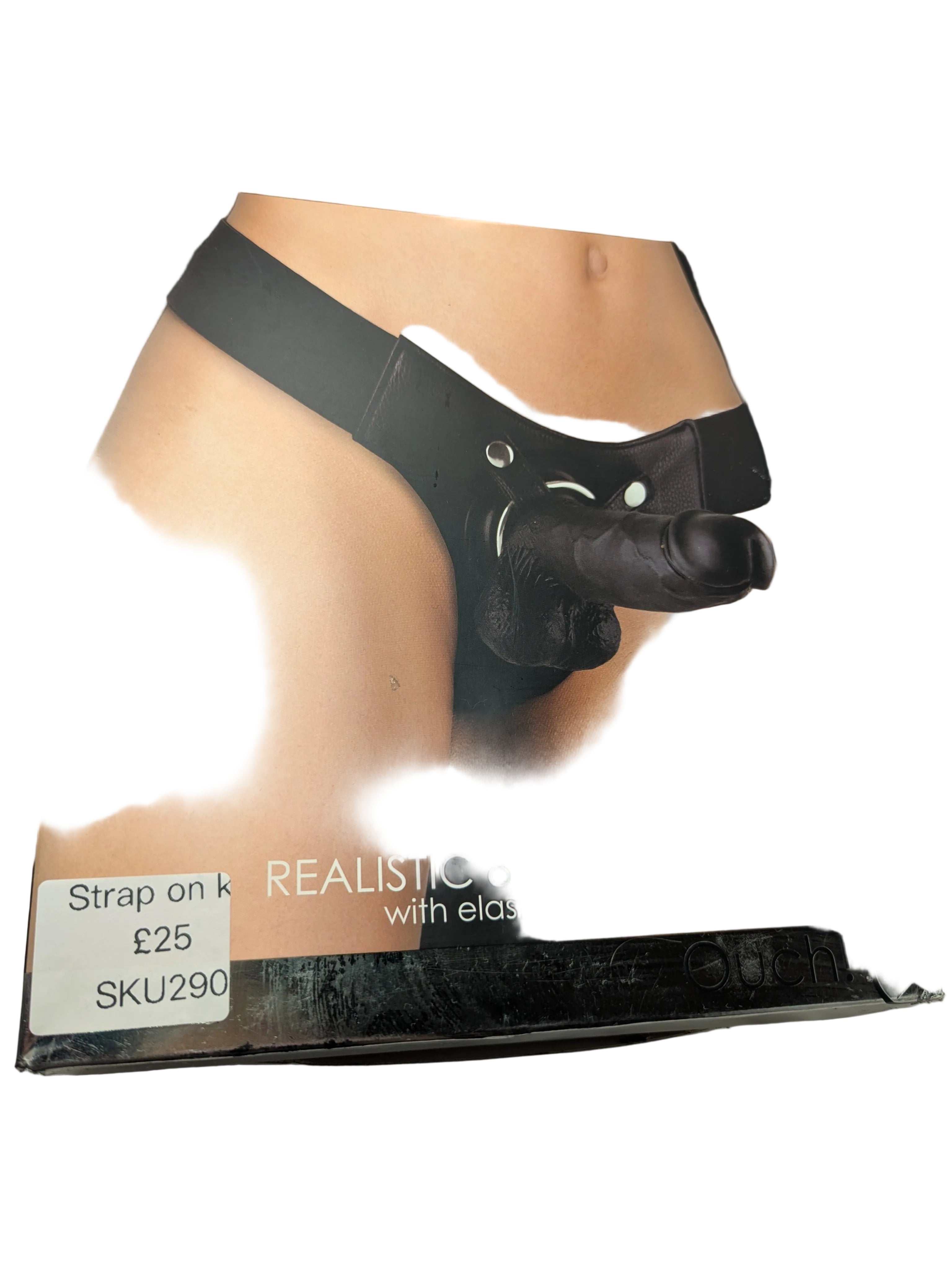 Ouch! leather strap on kit