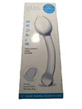 Glas glass Pure Indulgence Anal Slider Butt Plug Clear 8 Inch