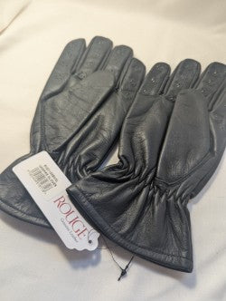 Rouge leather vampire gloves