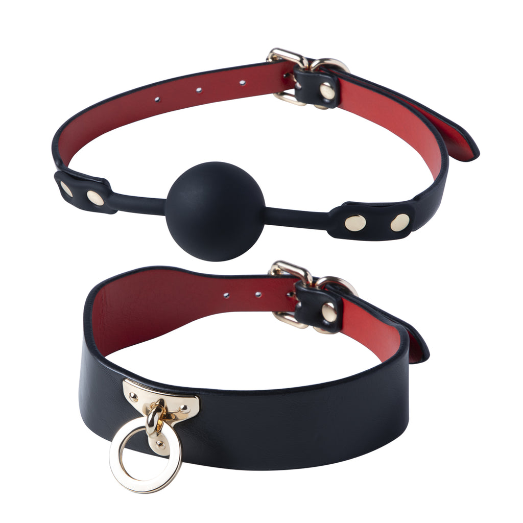 Honey Play Box - Kinky Play Kit - Bondage Kit 8 Piece Vegan Leather Bondage Kit