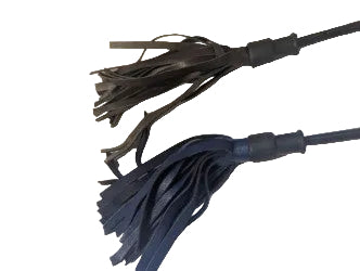 Rouge Riding Crop with Rounded Wooden Handle