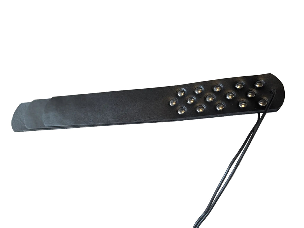 Three Lines Leather Paddle
