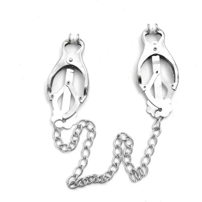 Clover Nipple Clamps with Chain