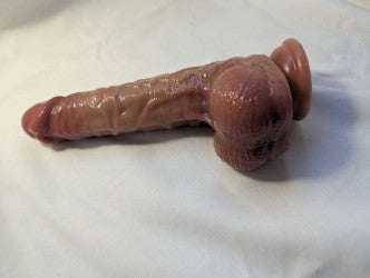 7 inch realistic dildo with sliding skin
