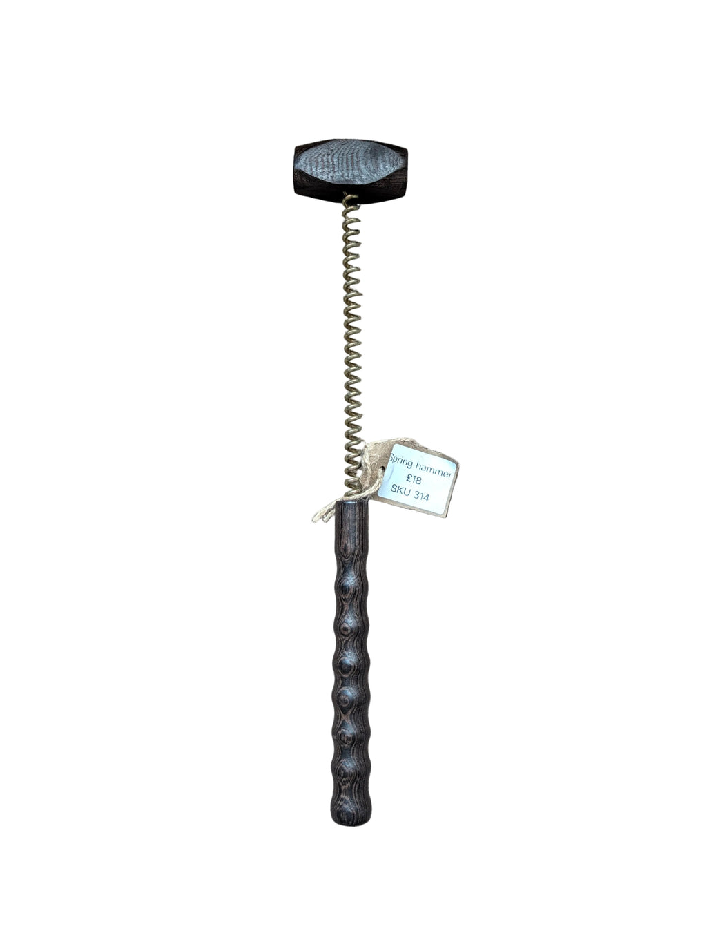 Spring hammer wooden hammer