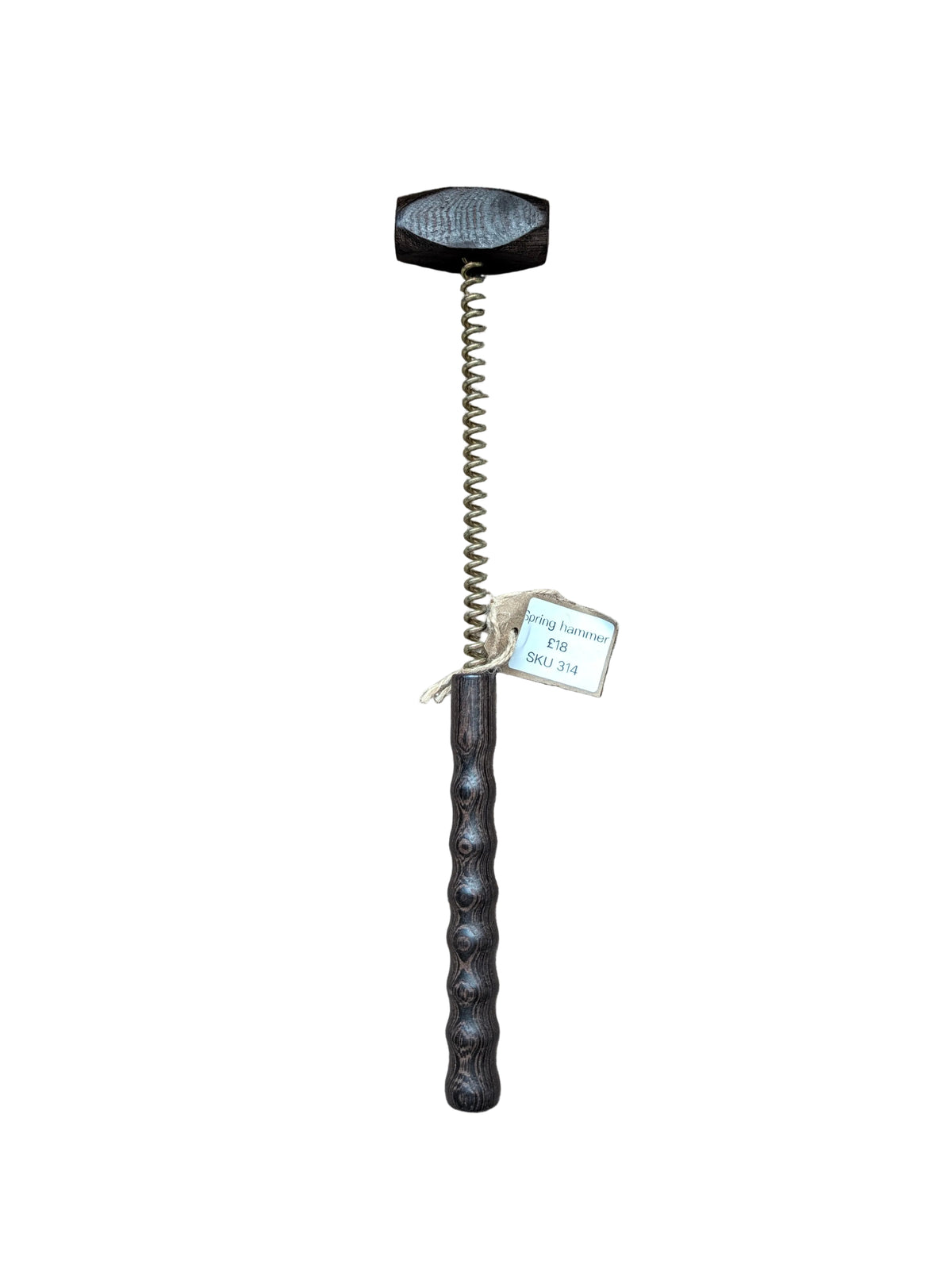 Spring hammer wooden hammer