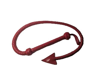 Red devil tail bull whip
