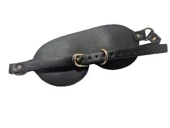 Leather blindfold