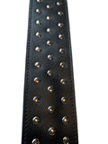 Studded leather paddle