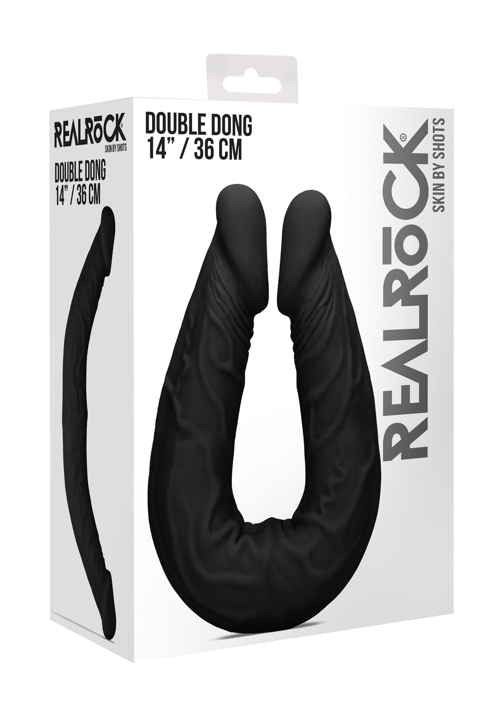 Real Rock Double Dong 14" (Black)