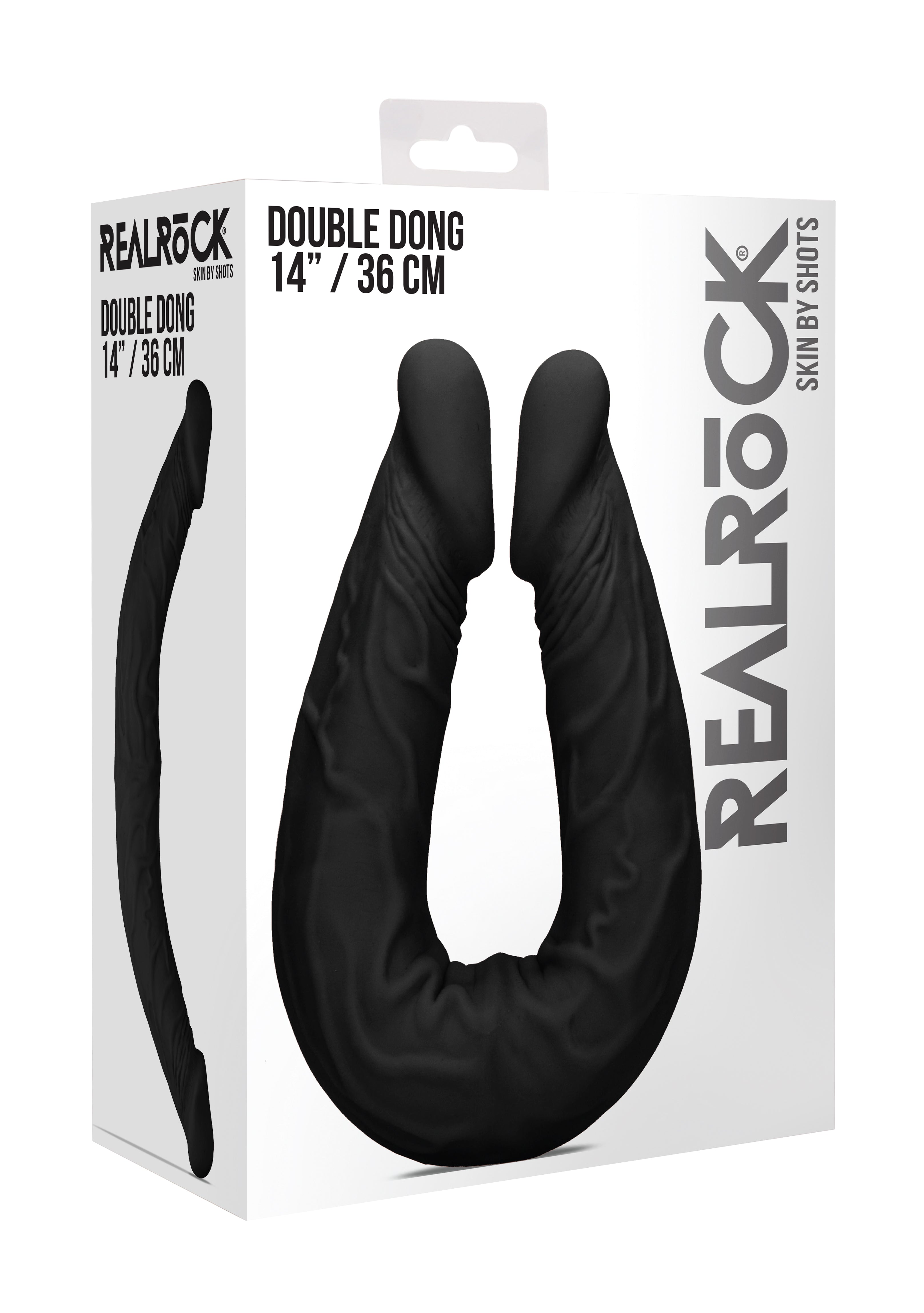 Real Rock Double Dong 14" (Black)