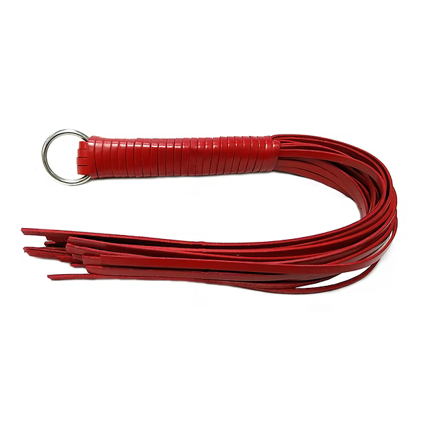 Rouge Leather Spiral Flogger