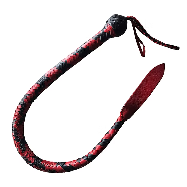 Rouge leather Devil Tail Whip