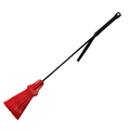 Rouge Tasselled Riding Crop