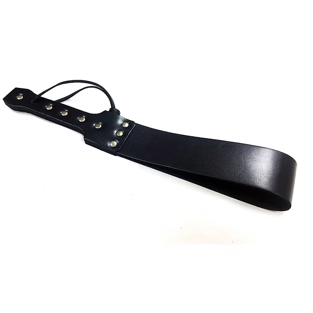 Rouge leather Folded Paddle