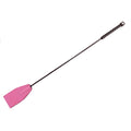 Rouge leather riding crop