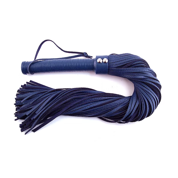 Rouge Leather Handle, Leather Flogger
