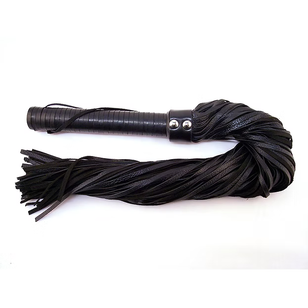 Rouge Leather Handle, Leather Flogger