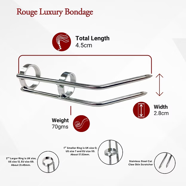 Rouge Stainless Steel cat claw