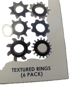 Loving joy textured cock rings (6 pack)