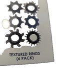 Loving joy textured cock rings (6 pack)