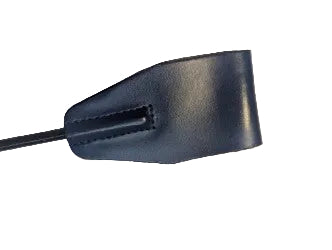 Rouge leather riding crop