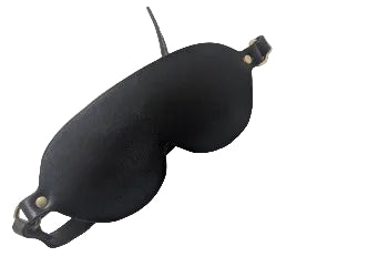 Leather blindfold