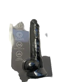 Loving Joy 7 Inch Suction Cup Dildo Black