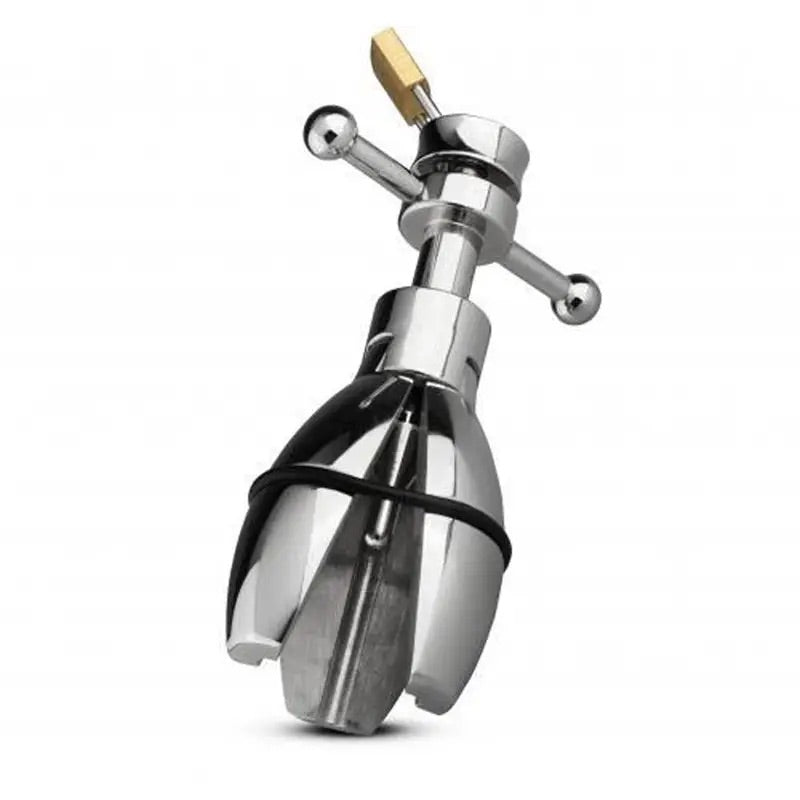 Expanding Stainless Steel Anal Plug - Large