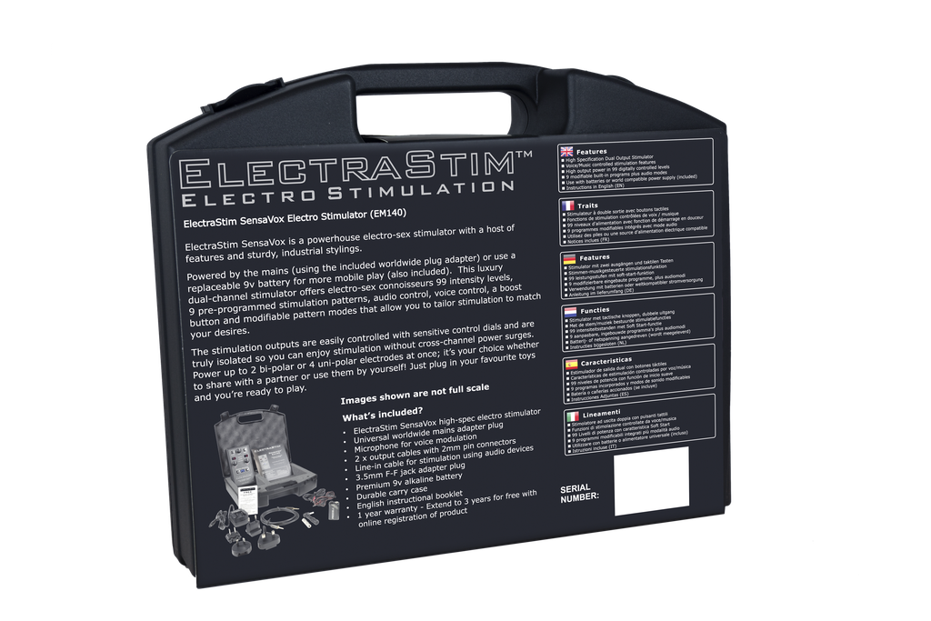 ElectraStim SensaVox Electro Sex Stimulator - EM140