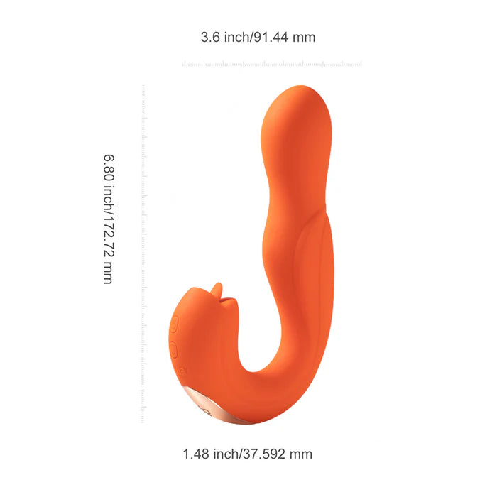 Honey play box - Joi - Rotating Head G-spot Vibrator & Clit Licker with remote